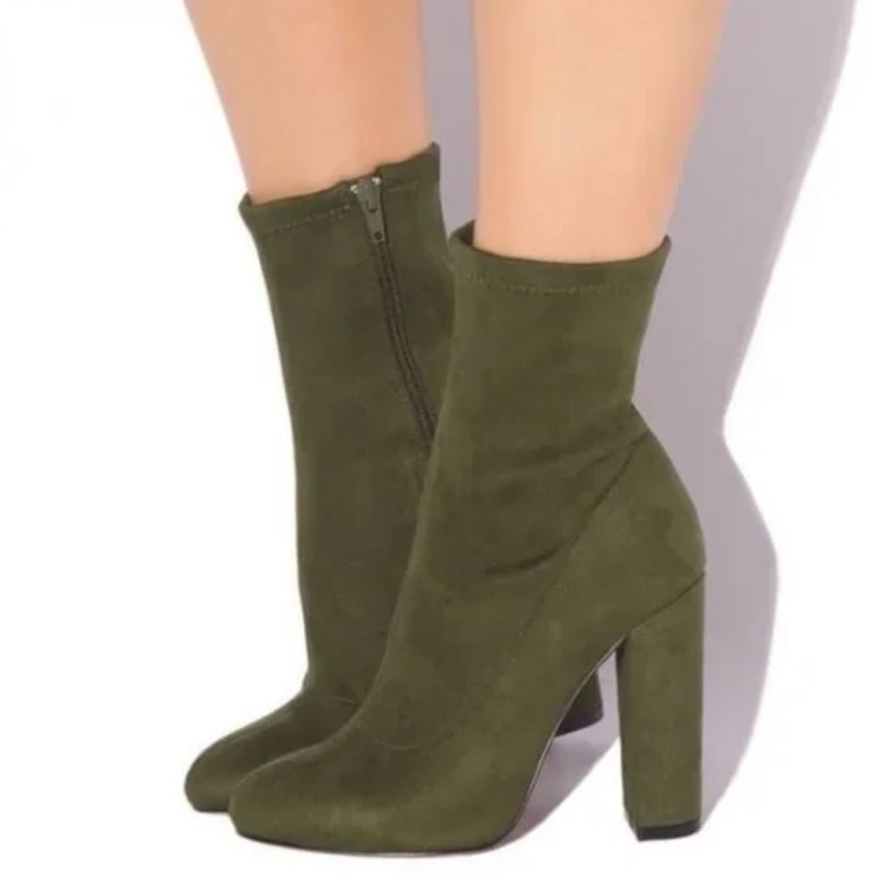 Aldo | Olive Ankle Boots